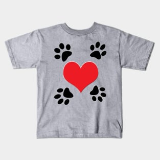 Heart and 4 Paws Kids T-Shirt